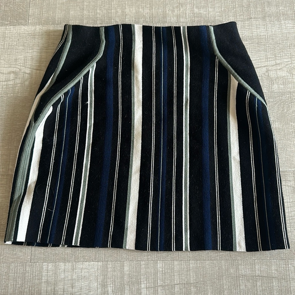 Phillip Lim Striped High Waisted Mini Skirt in Small (but not too short & comfy)